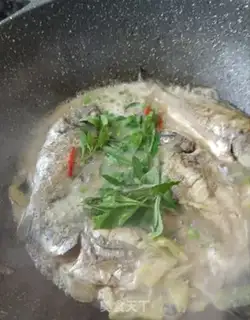 Make Peas sprouts, hafu soup step 17