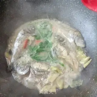 Make Peas sprouts, hafu soup step 18