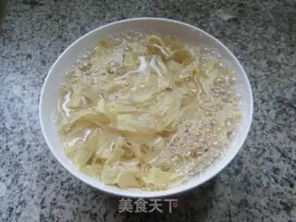 Make The tofu skin of veggies step 1