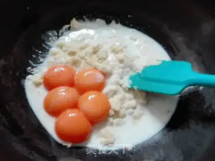 Make Coconut cake and rice step 1