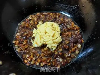 Make Meat-dried egg abalone mushroom sauce step 14