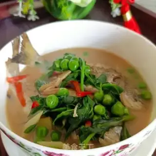 Make Peas sprouts, hafu soup step 21