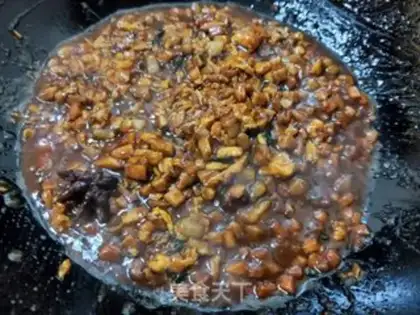 Make Meat-dried egg abalone mushroom sauce step 17