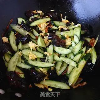 Make Mushu cucumber step 6