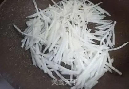 Make Radish tofu step 1