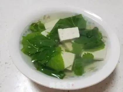 Make Soy leaves tofu soup step 5