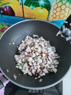 Make Scrambled meat and mushrooms step 6