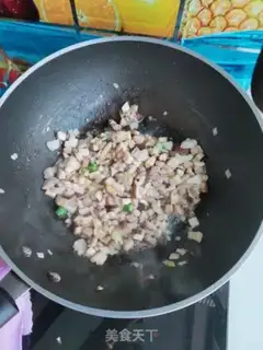 Make Scrambled meat and mushrooms step 7