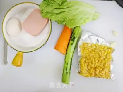 Make A three-coloured, rough rice lunch lunch step 0