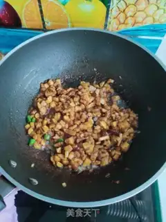 Make Scrambled meat and mushrooms step 12