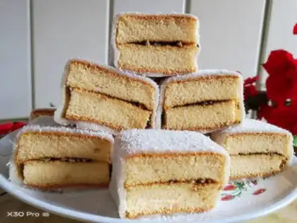 Make Coconut cake and rice step 24