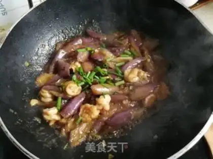 Make Fish, shrimp, eggplant step 9