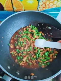 Make Scrambled meat and mushrooms step 16