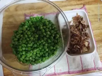 Make Hot chicken fried peas step 0