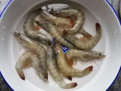 Make Shrimp burning step 1
