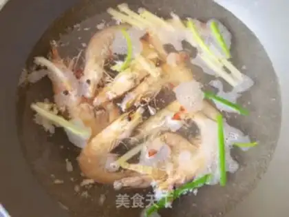Make Shrimp burning step 5