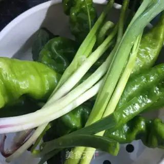 Make Green pepper step 1