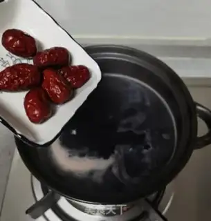 Make Three black porridges step 4