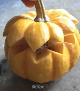 Make Meatball pumpkin step 2