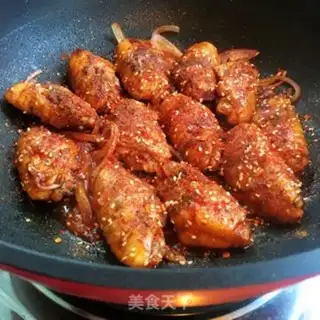 Make Hot chicken wings step 8