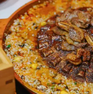 Make Family practice of octopus fried meat step 5