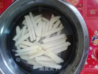 Make French fries step 1