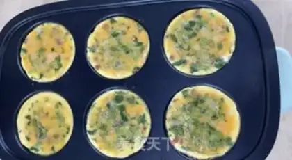 Make Sea cucumber eggcakes step 5
