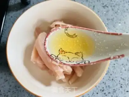 Make Low-calded, delicious chicken silk step 5