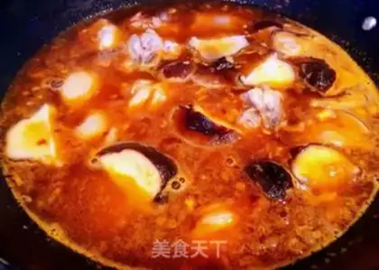 Make Frozen chicken legs for mushroom eggs step 8