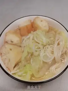 Make Shrimp skin with noodle soup step 4