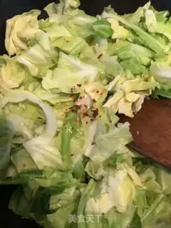Make Spicy cabbage step 2
