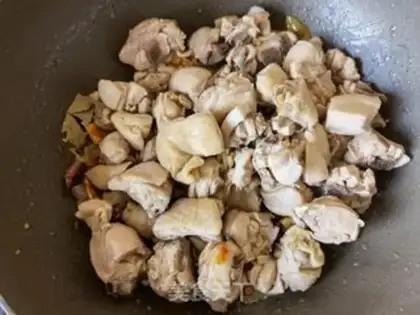 Make Potato chicken leg step 11