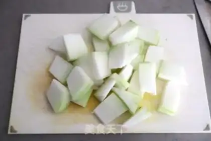 Make Cowtail melon soup step 7