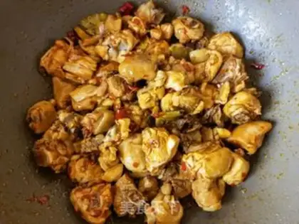 Make Potato chicken leg step 14
