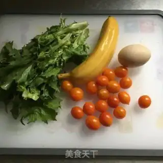 Make Banana egg salad step 0