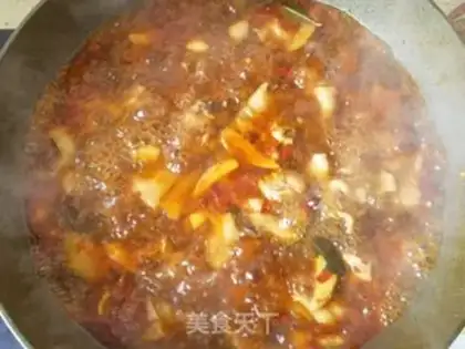 Make Potato chicken leg step 16