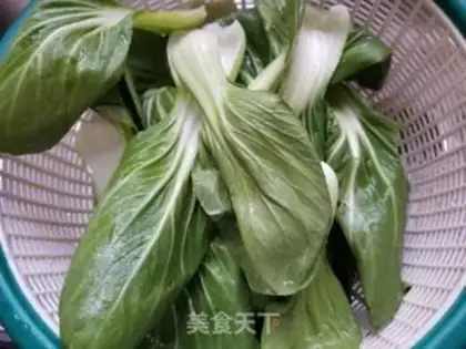 Make Green egg and rice powder step 2