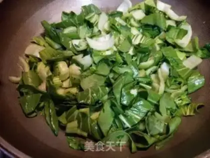 Make Green egg and rice powder step 3