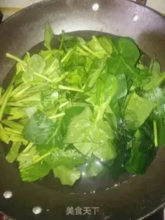 Make ♪ Quicky old vinegar spinach ♪ step 1