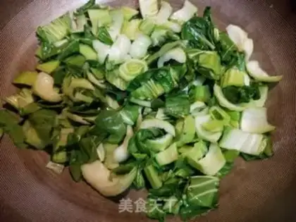 Make Green egg and rice powder step 5