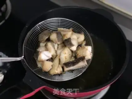 Make Black cod piece of eggplant step 4
