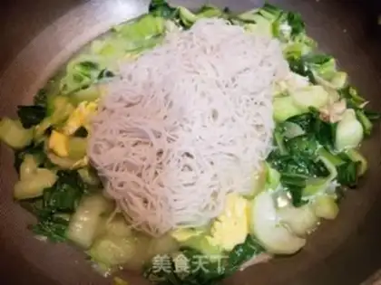 Make Green egg and rice powder step 8