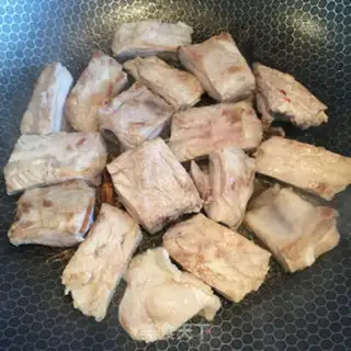 Make Sugar vinegar and pea ribs step 5