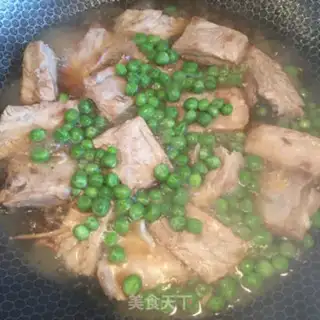 Make Sugar vinegar and pea ribs step 7