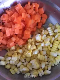 Make Colored little fry step 1