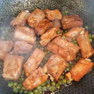 Make Sugar vinegar and pea ribs step 9