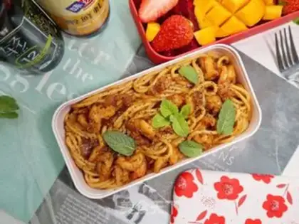 Make Black pepper shrimp pasta step 13
