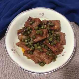 Make Sugar vinegar and pea ribs step 10