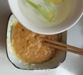 Make Chickenball tofu step 1