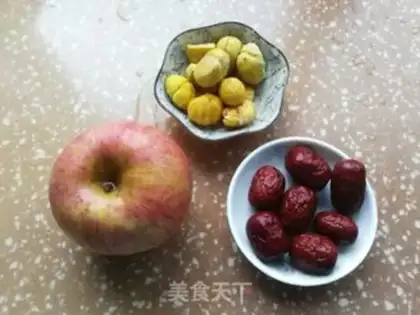 Make Chestnut apple palm tea step 0